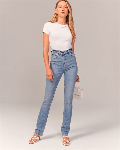 90s slim straight ultra high rise|ultra high rise 90s straight jeans.